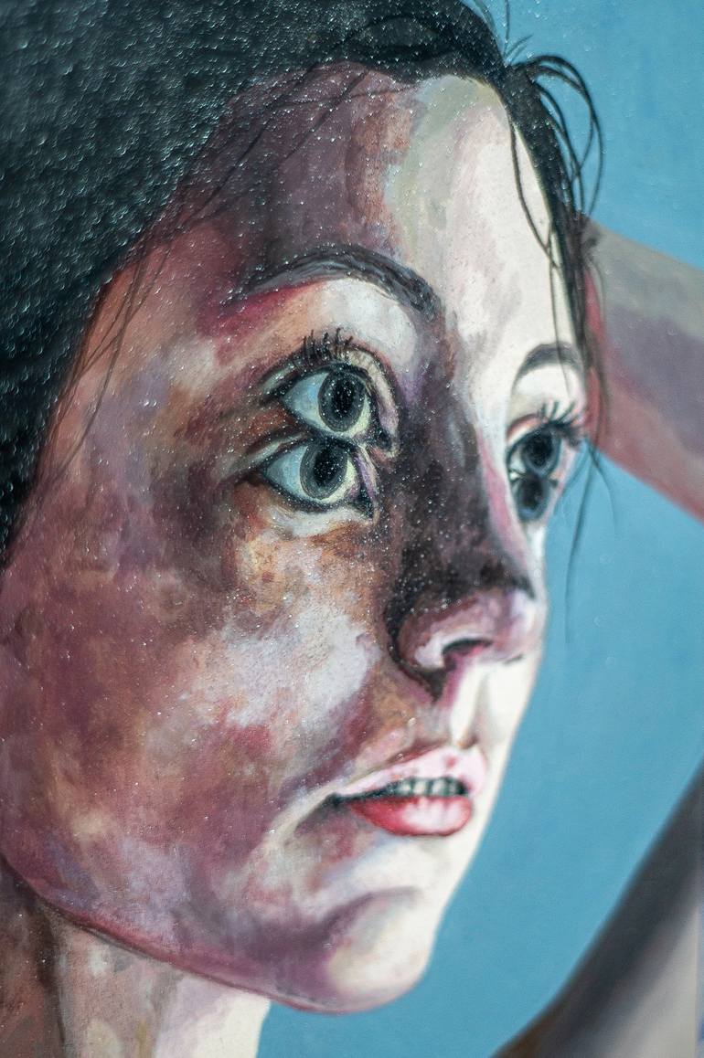 Original Figurative People Painting by Zoe Lunar