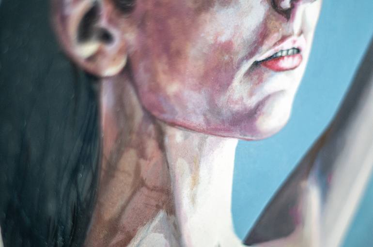 Original Figurative People Painting by Zoe Lunar