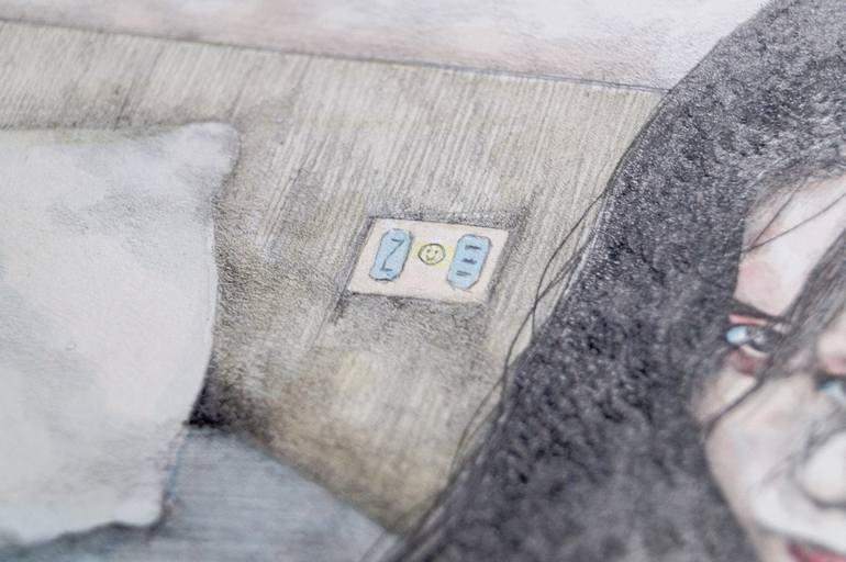 Original Realism Nude Mixed Media by Zoe Lunar