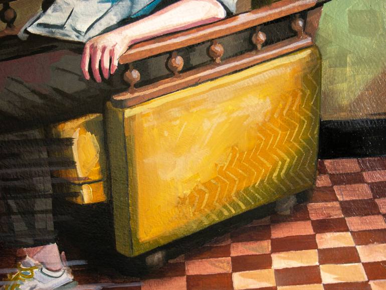 Original Realism Women Painting by Zoe Lunar