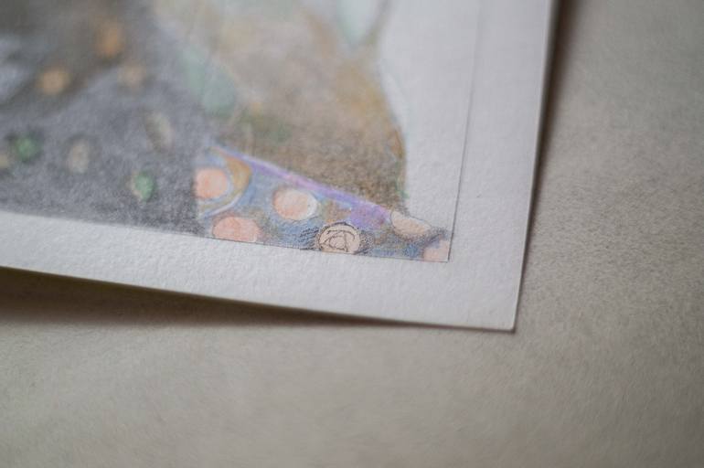 Original Realism Women Mixed Media by Zoe Lunar