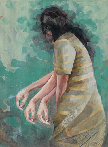 Original Realism People Paintings by Zoe Lunar