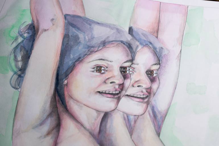 Original Realism Nude Painting by Zoe Lunar