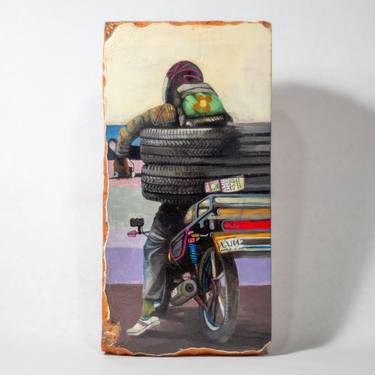 Original Realism People Paintings by Zoe Lunar