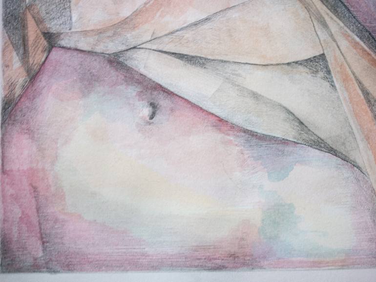 Original Realism Women Mixed Media by Zoe Lunar