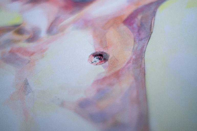 Original Realism Women Mixed Media by Zoe Lunar