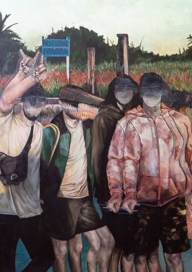 Original Realism People Paintings by Zoe Lunar