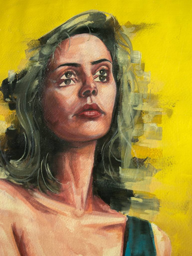 Original Realism Women Painting by Zoe Lunar
