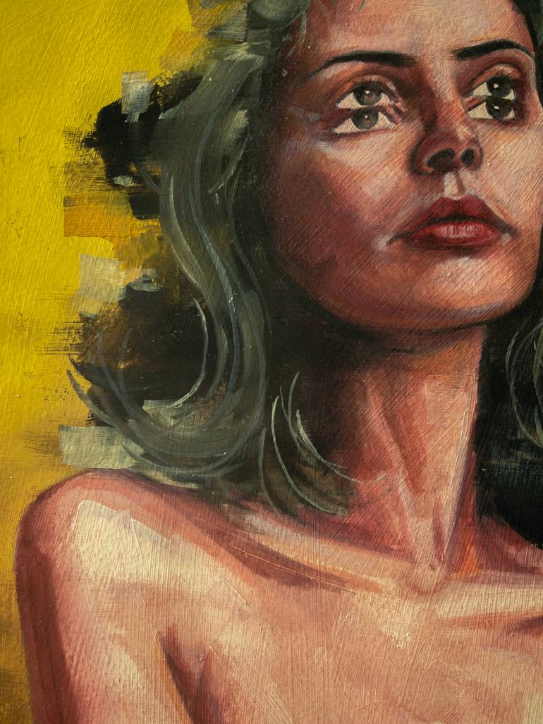 Original Realism Women Painting by Zoe Lunar