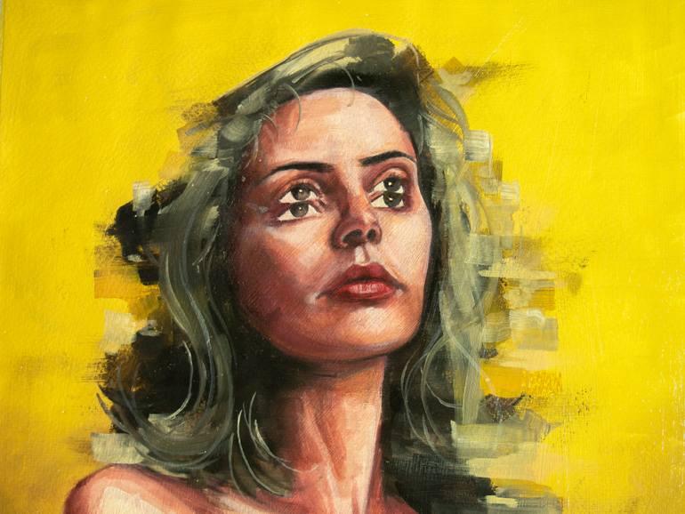 Original Realism Women Painting by Zoe Lunar