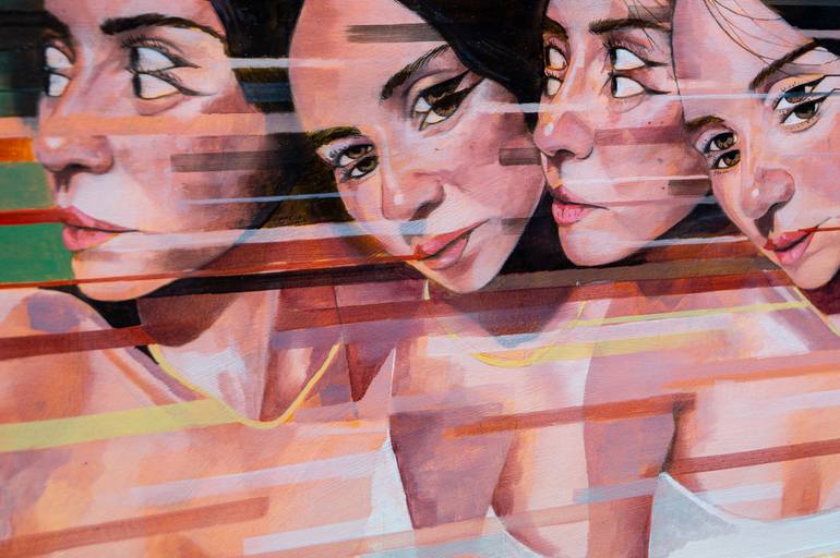 Original Realism Women Painting by Zoe Lunar