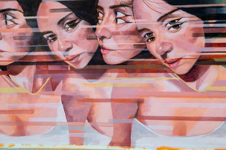 Original Realism Women Painting by Zoe Lunar
