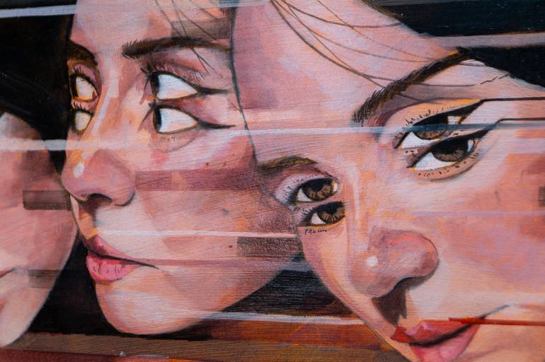 Original Realism Women Painting by Zoe Lunar