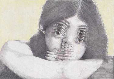 Original Realism Women Drawings by Zoe Lunar