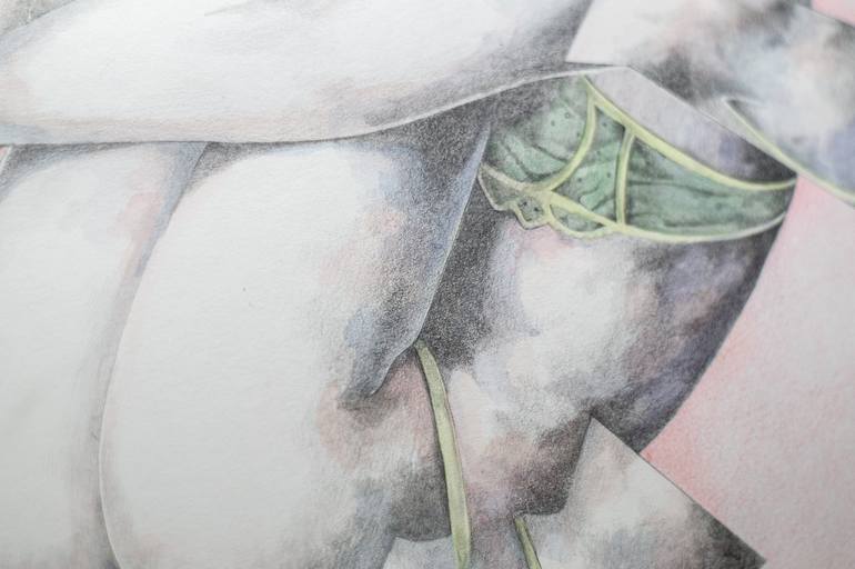 Original Realism Women Mixed Media by Zoe Lunar