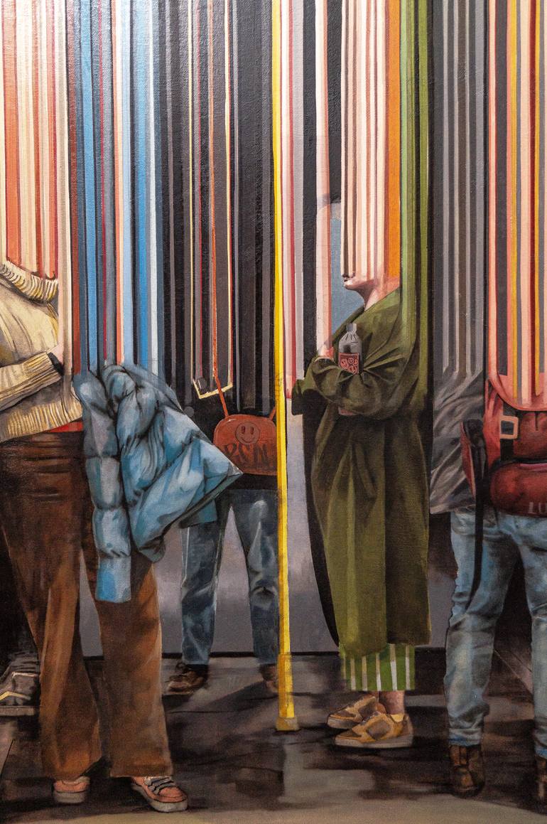 Original Realism People Painting by Zoe Lunar