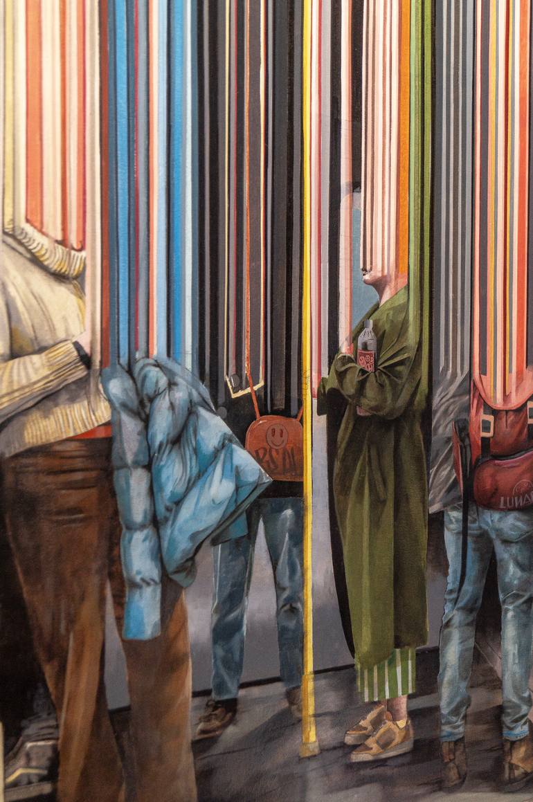 Original Realism People Painting by Zoe Lunar
