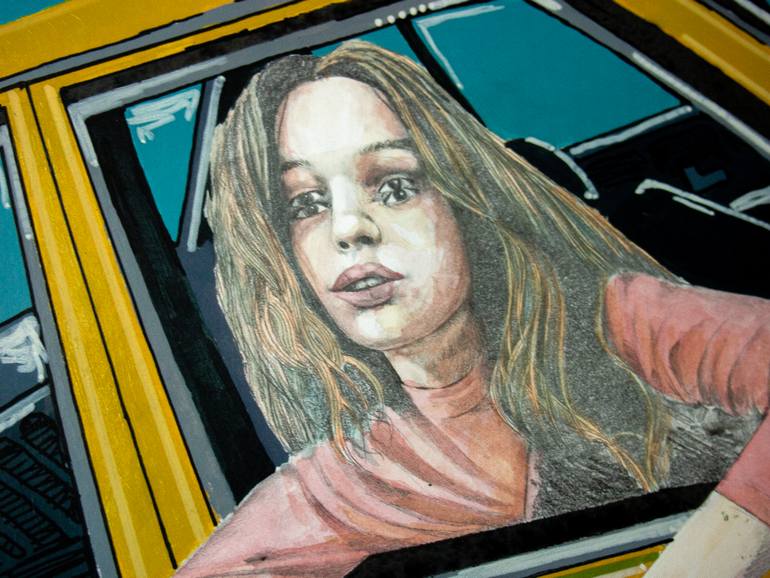 Original Realism People Mixed Media by Zoe Lunar