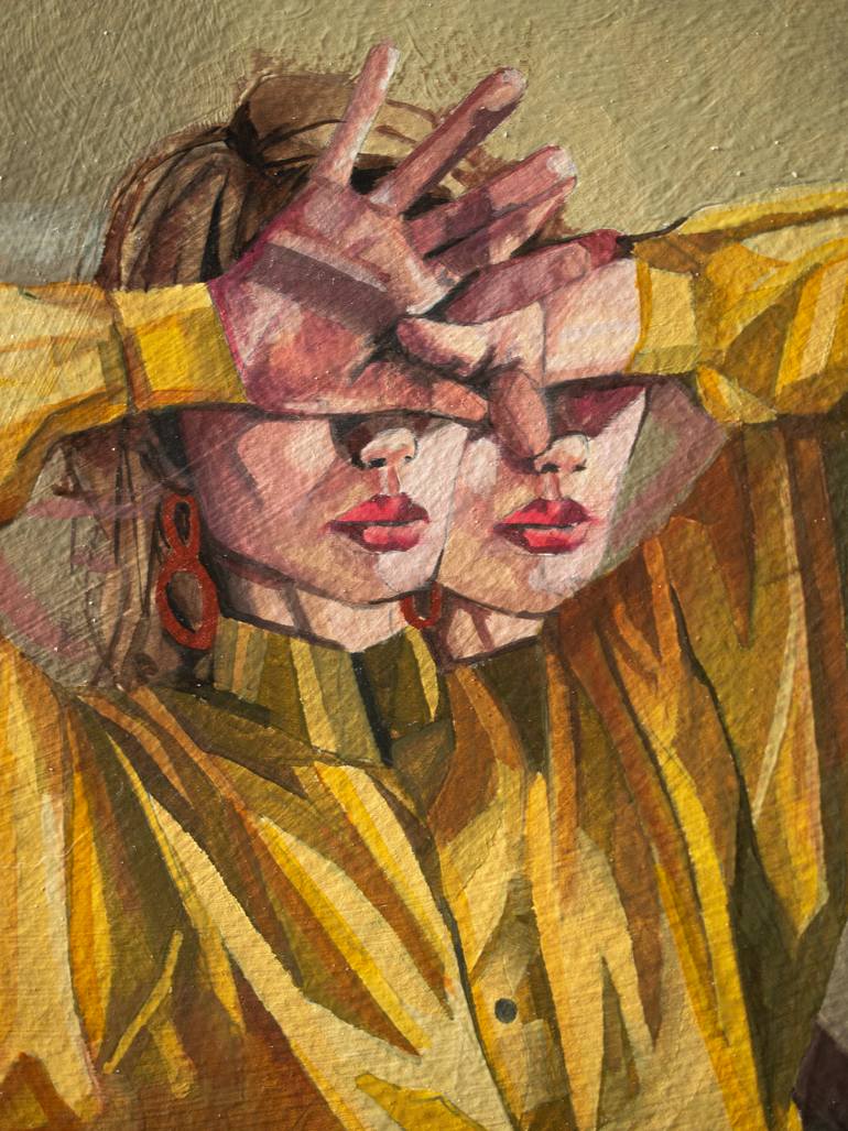 Original Realism Women Painting by Zoe Lunar