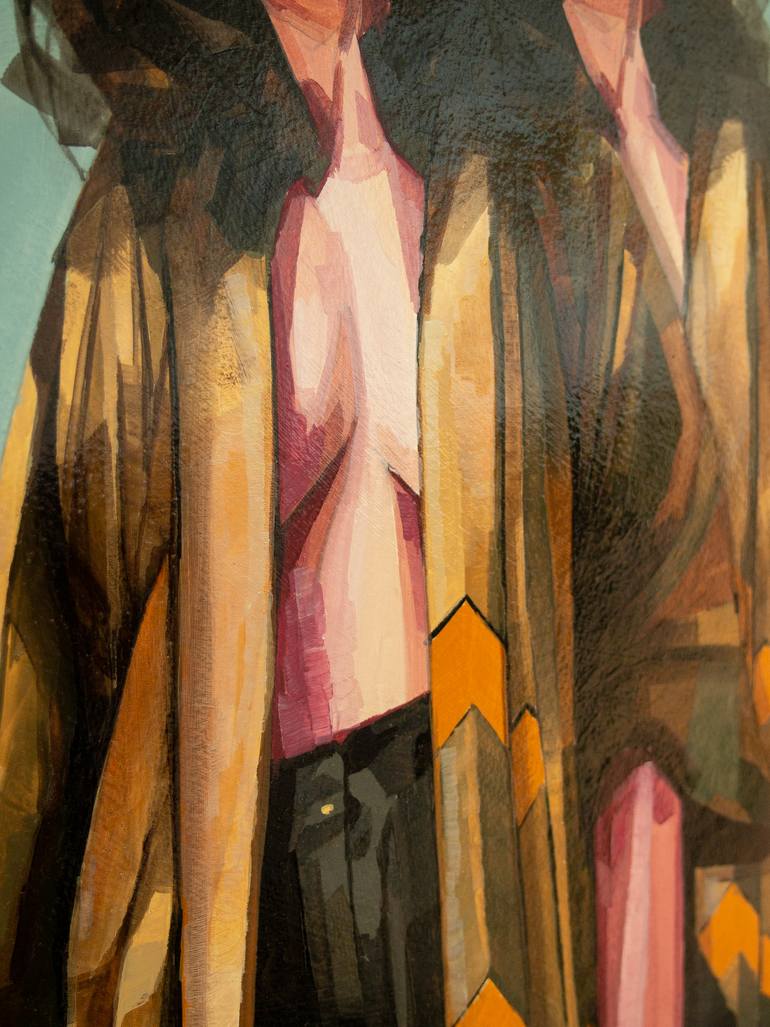 Original Realism Women Painting by Zoe Lunar