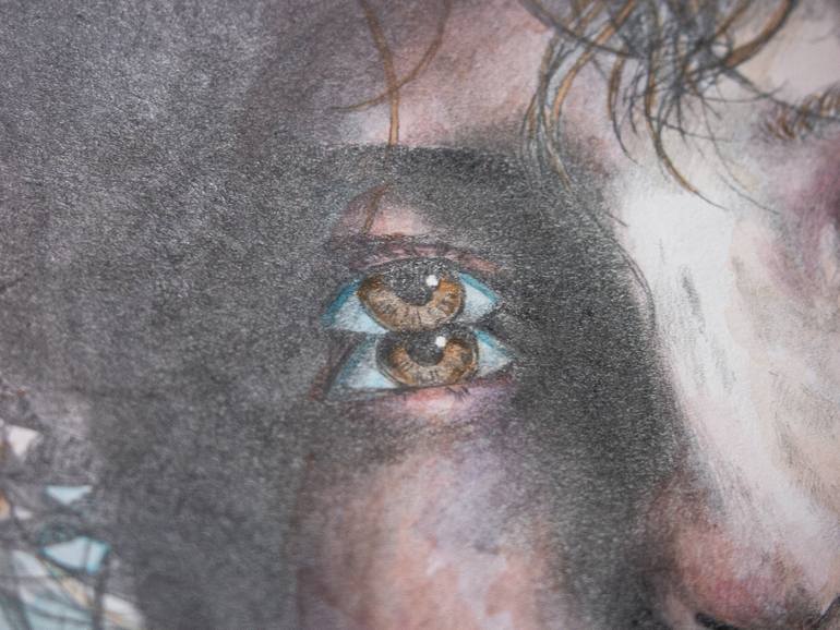 Original Figurative People Painting by Zoe Lunar