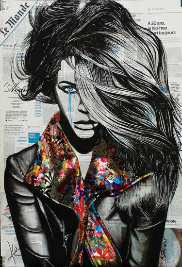 Print of Portraiture People Mixed Media by Kristel Bechara