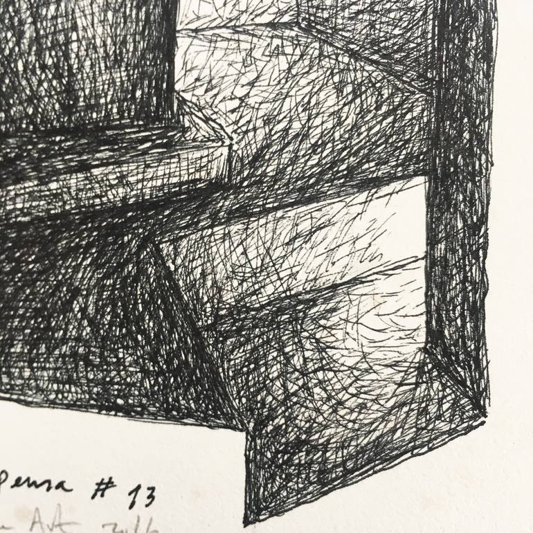 Original Contemporary Architecture Drawing by Sara Antunes