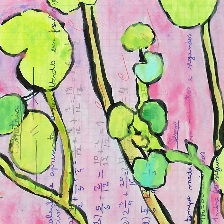 Original Figurative Garden Drawing by Sara Antunes