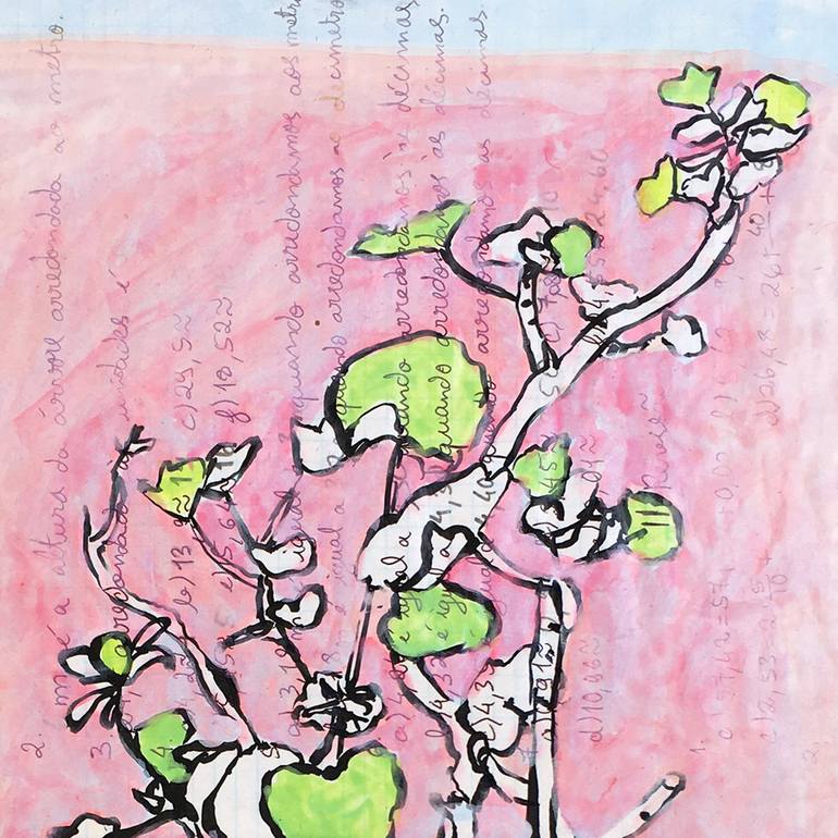 Original Figurative Garden Drawing by Sara Antunes