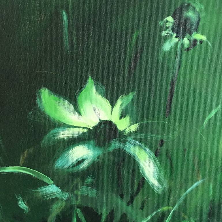 Original Floral Painting by Jissel Kerkstra