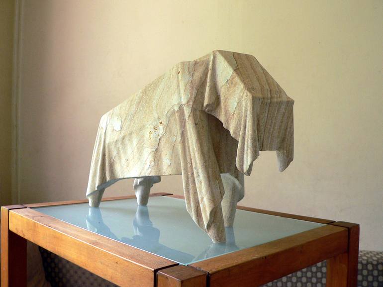 Original Abstract Animal Sculpture by Kamen Tanev