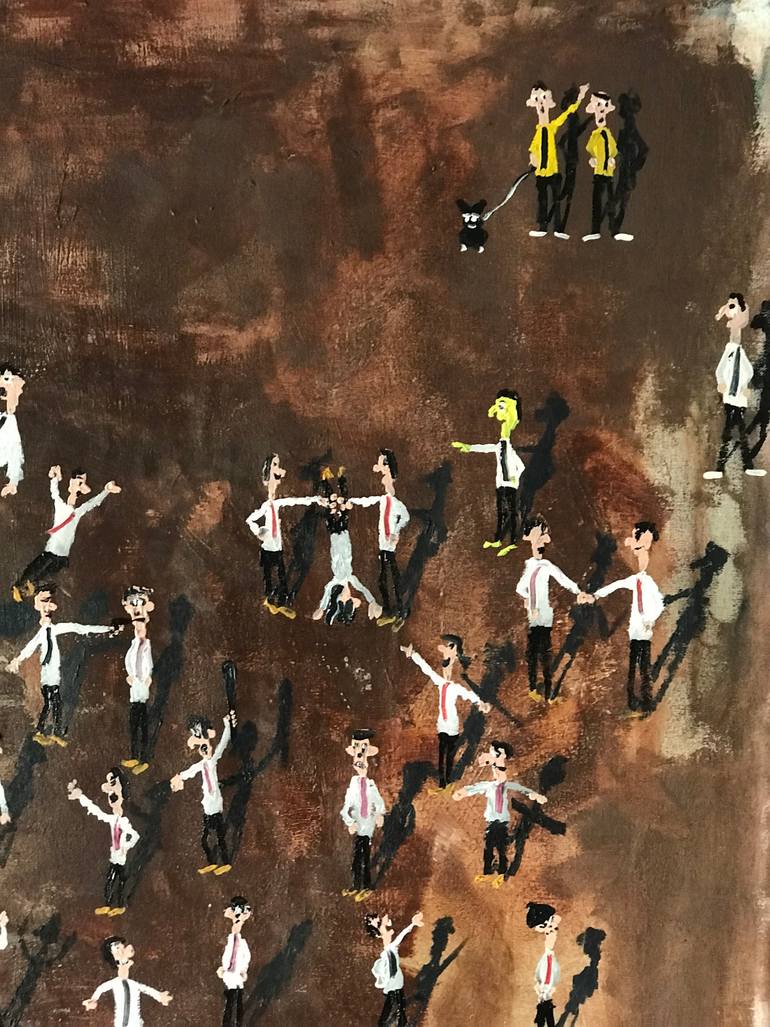 Original Abstract Expressionism Pop Culture/Celebrity Painting by Alejandro Gayvoronsky