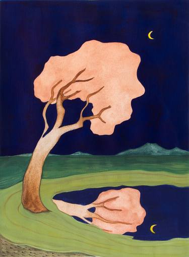 Original Figurative Tree Paintings by Ivana Sepa