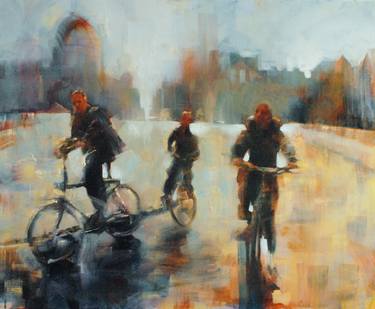 Print of Bike Paintings by Joel Tenzin