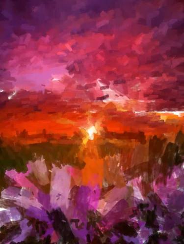 Landscape, Minimalism, Impressionism, Bright Vivid color thumb