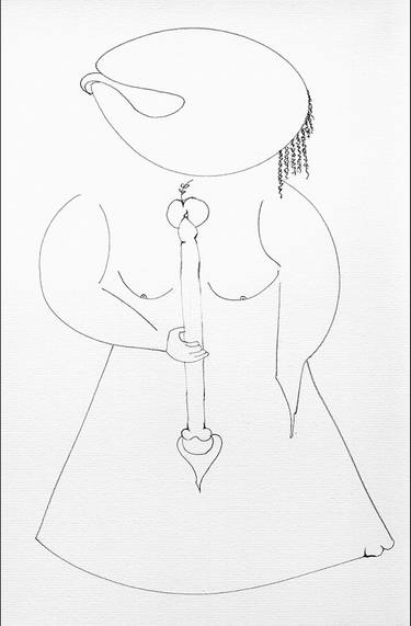 Original Conceptual Erotic Drawings by Jorge Heilpern