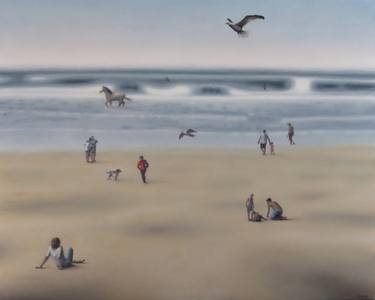 Original Realism Beach Paintings by Marko Klomp