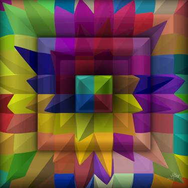 Miko-Digipainting "0065 Triangles from the Center 2013" thumb