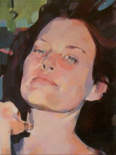Original Expressionism Portrait Paintings by Marcella Casu