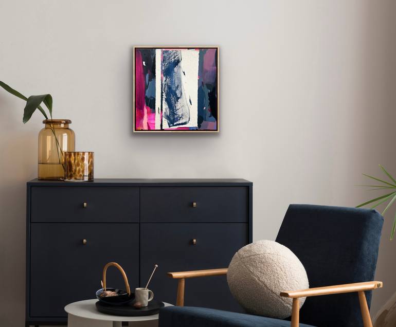 Original Color Field Painting Abstract Mixed Media by Kelly Rossetti