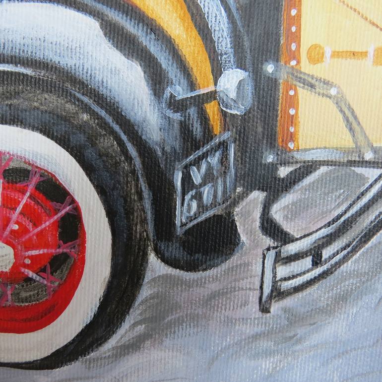 Original Automobile Painting by Dmytro Yeromenko