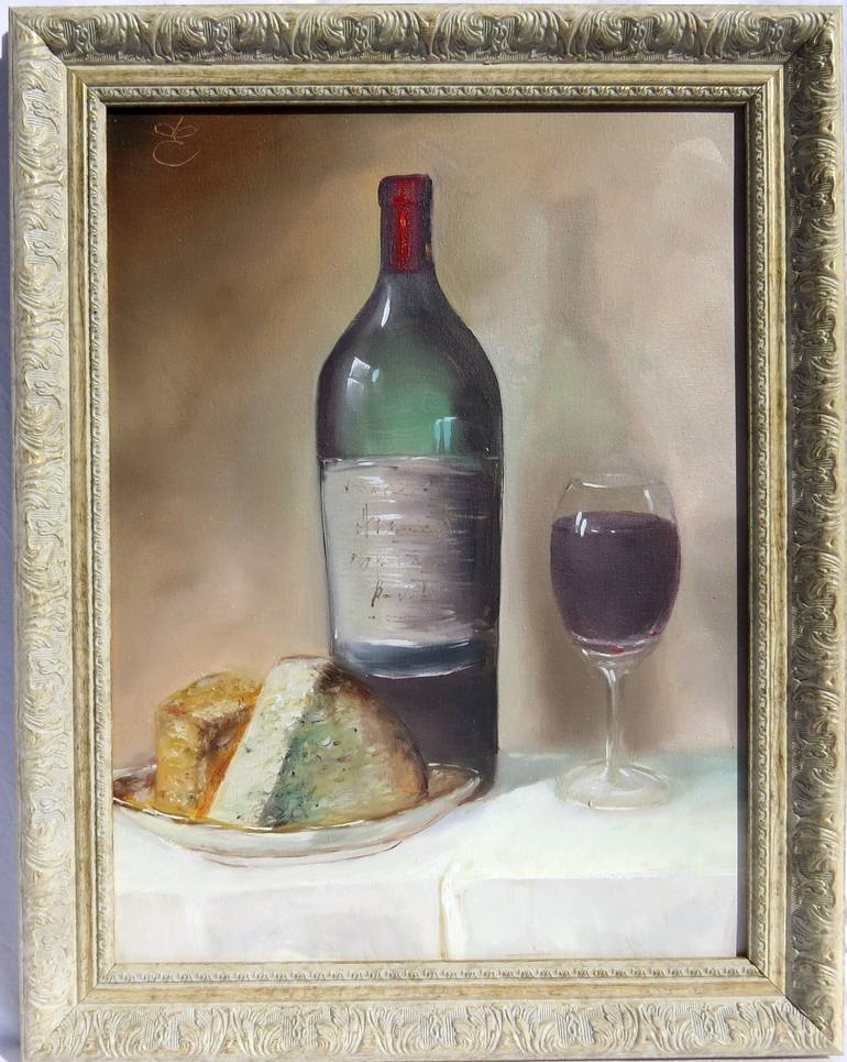 Original Photorealism Food & Drink Painting by Dmytro Yeromenko