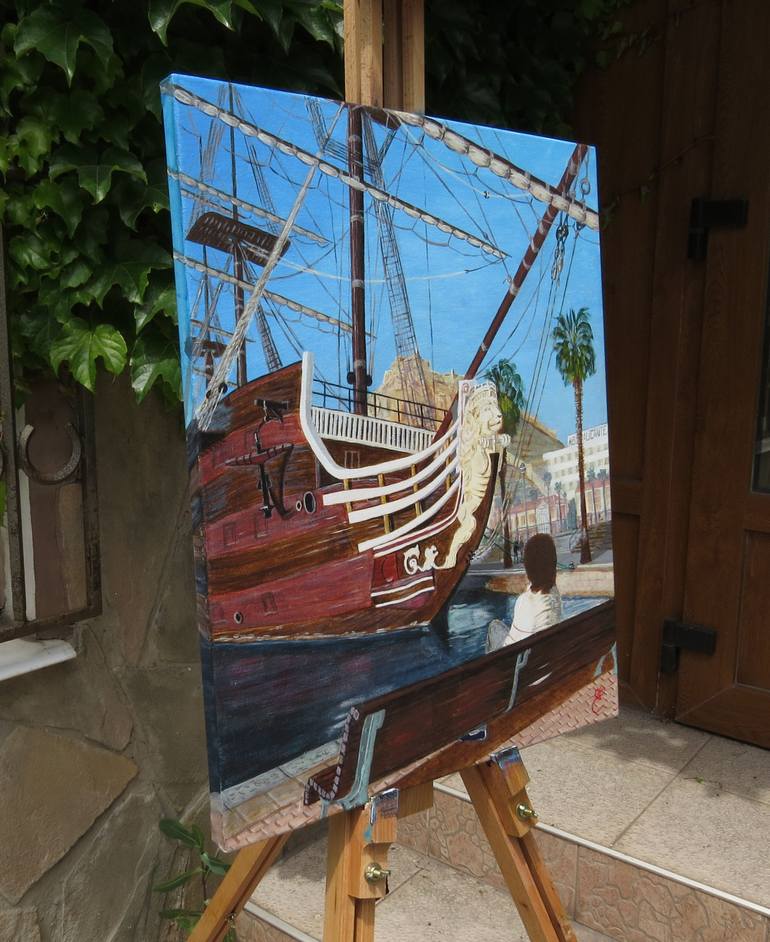 Original Realism Travel Painting by Dmytro Yeromenko