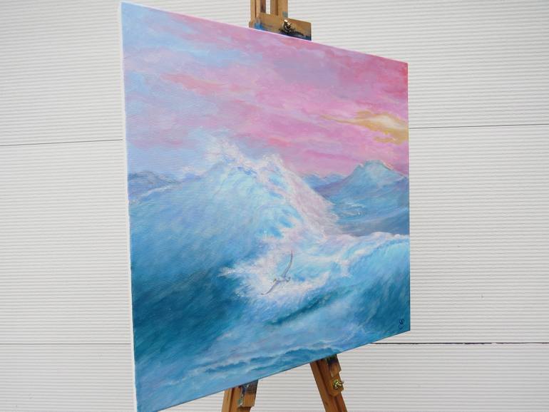 Original Abstract Landscape Painting by Dmytro Yeromenko