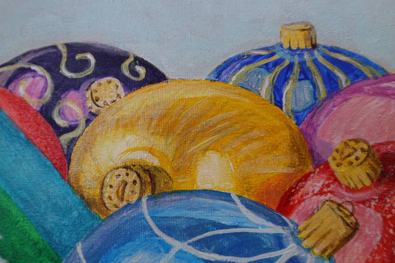 Original Abstract Still Life Painting by Dmytro Yeromenko