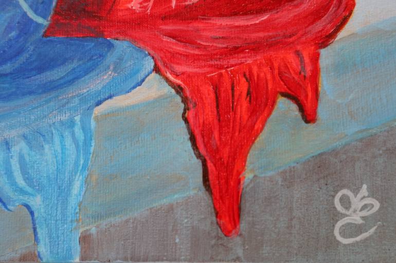 Original Abstract Still Life Painting by Dmytro Yeromenko