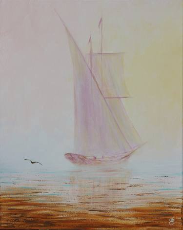 Print of Ship Paintings by Dmytro Yeromenko