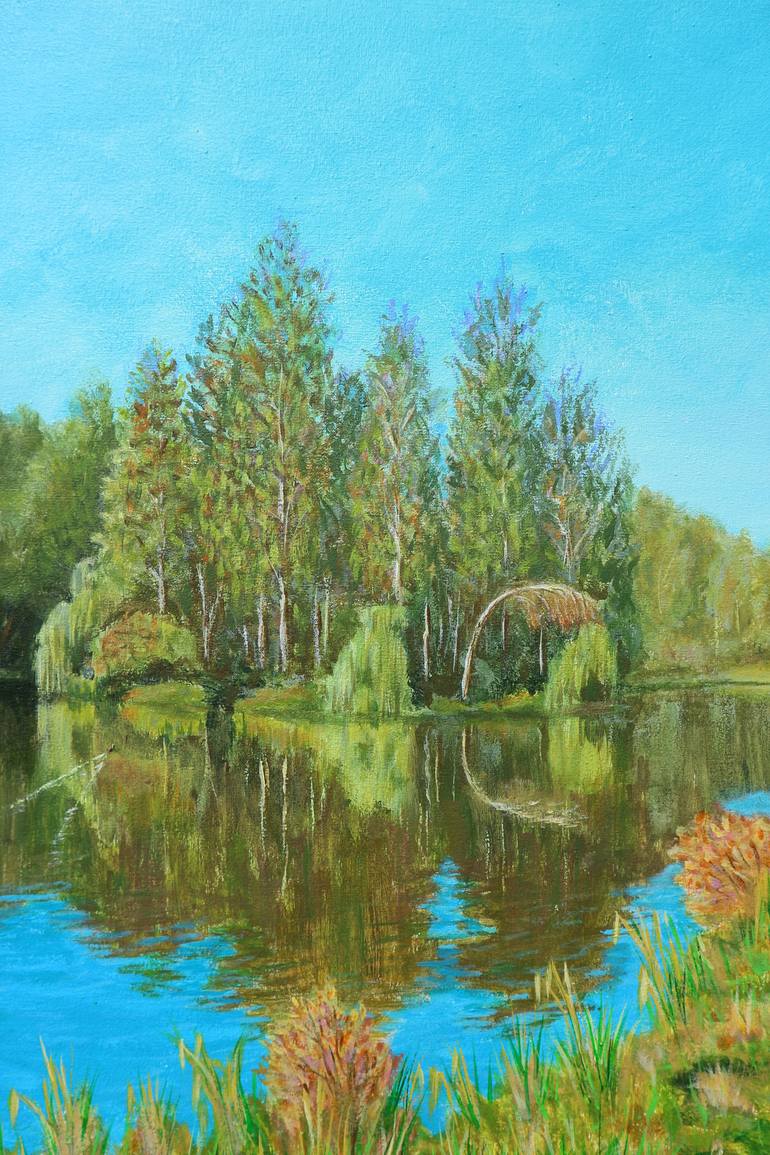 Original Impressionism Landscape Painting by Dmytro Yeromenko