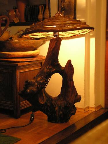 Floor wooden lamp thumb