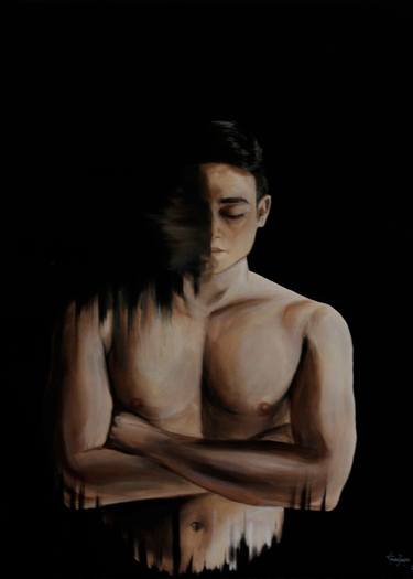 Print of Abstract Body Paintings by Elena Kouzari